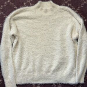 POPSUGAR Soft Cream Sweater Sz L